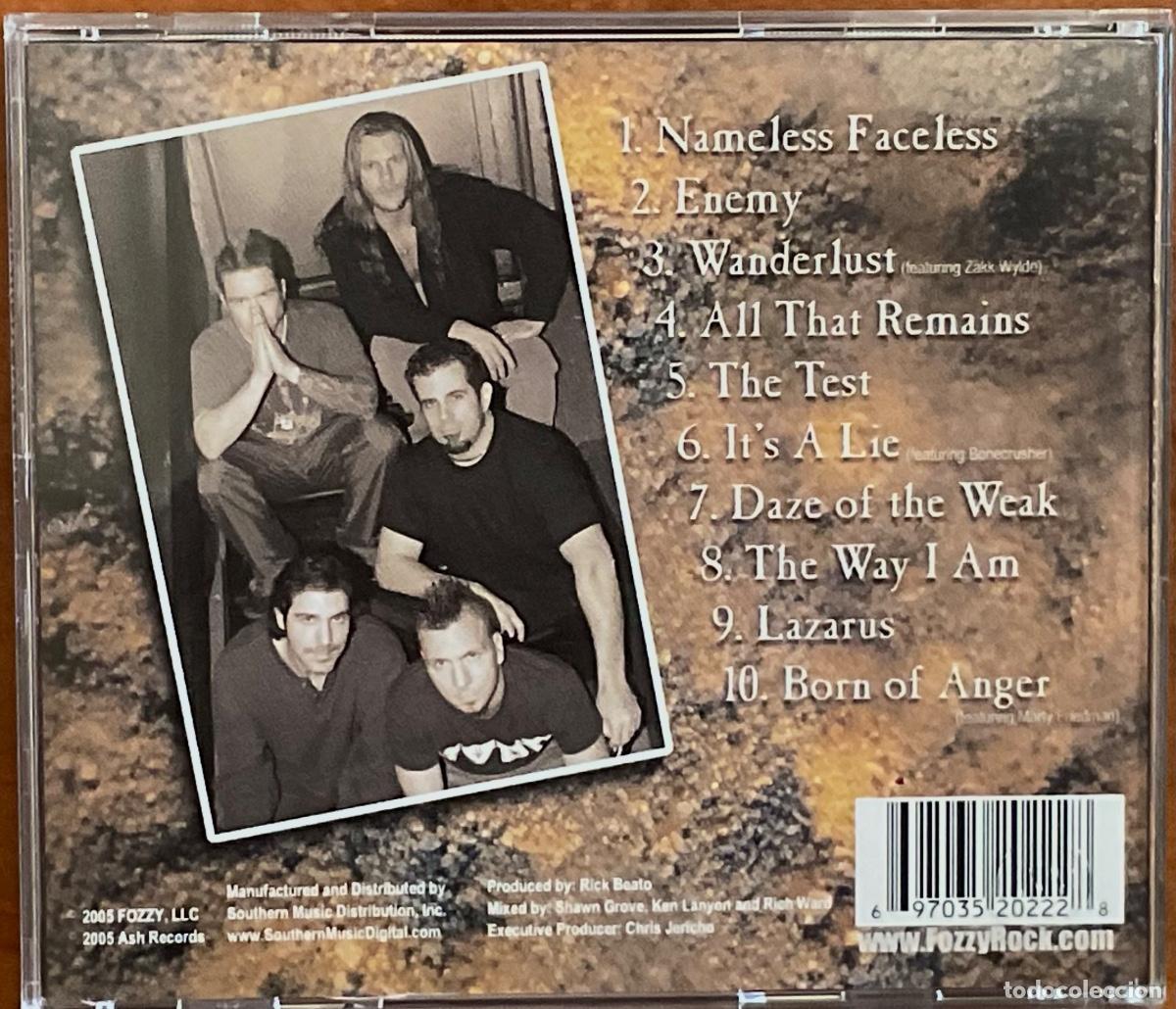 CDs de m&uacute;sica: FOZZY - ALL THAT REMAINS. STUCK MOJO - Foto 2