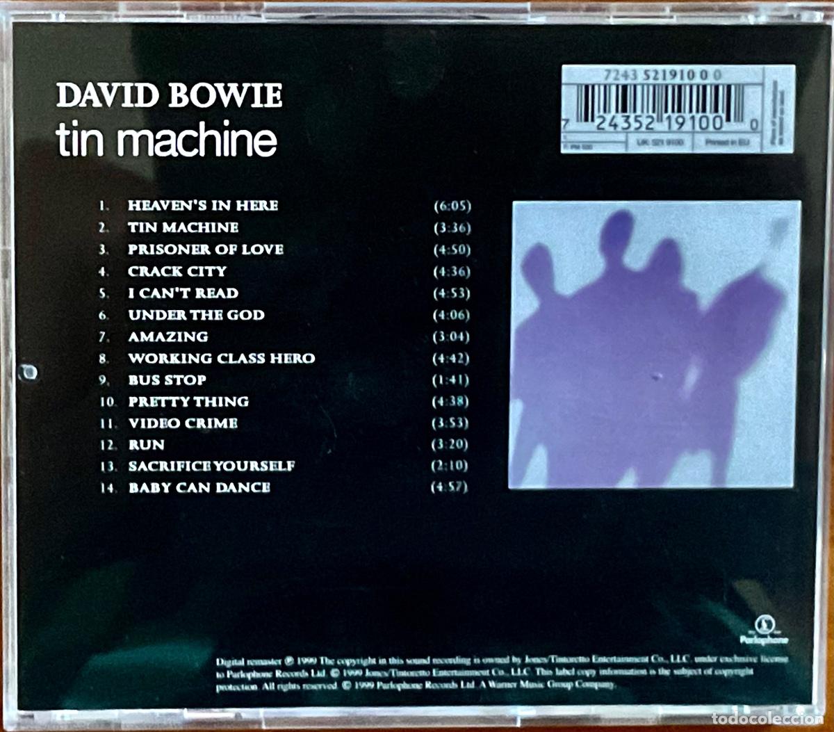 CDs de m&uacute;sica: TIN MACHINE (DAVID BOWIE) REMASTERIZADO - Foto 2