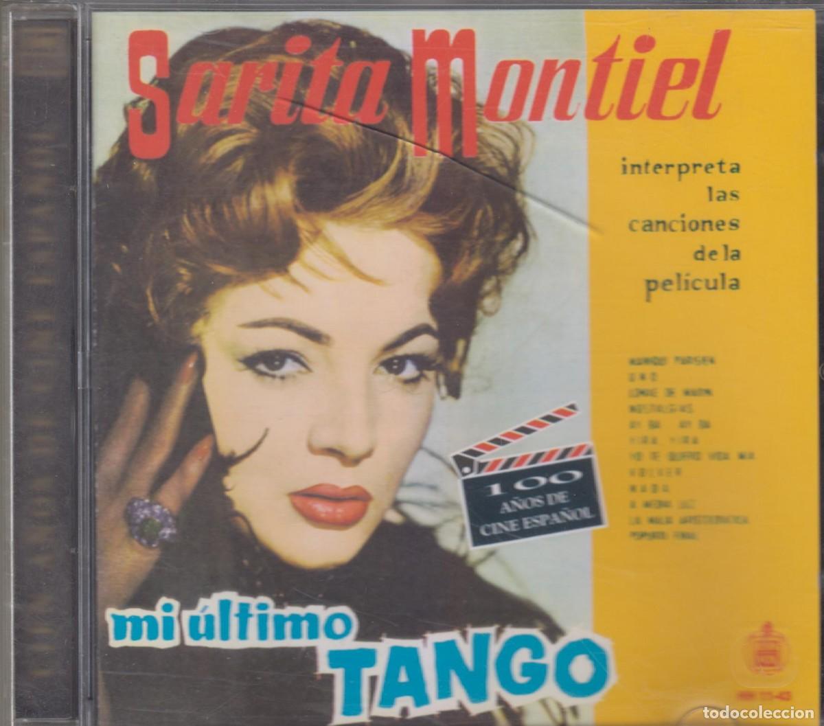 CDs de M&uacute;sica: Sara Sarita Montiel cd Mi &uacute;ltimo tango 1996 Banda sonora de la pel&iacute;cula EMI Gold