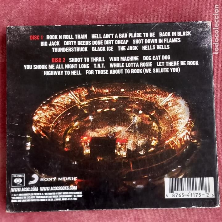 CDs de m&uacute;sica: CD/ 2 X DISCOS - AC/DC - LIVE AT RIVER PLATE - Foto 2