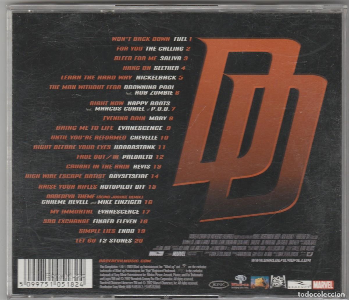 CDs de m&uacute;sica: CD DAREDEVIL - RECOPILATORIO - Foto 2