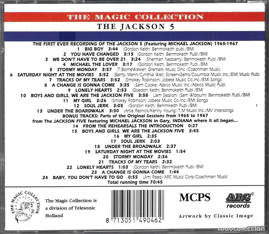 CDs de m&uacute;sica: JACKSON FIVE &uml;THE MAGIC COLLECTION&uml; (CD) - Foto 2