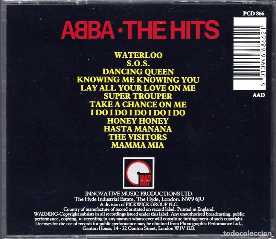 CDs de m&uacute;sica: ABBA &uml;THE HITS&uml;(CD) - Foto 2