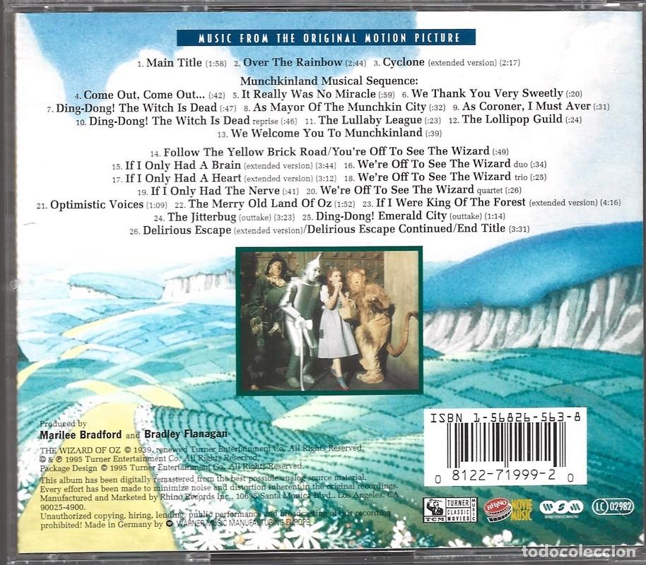 CDs de m&uacute;sica: THE WIZARD OF OZ (CD) - Foto 2