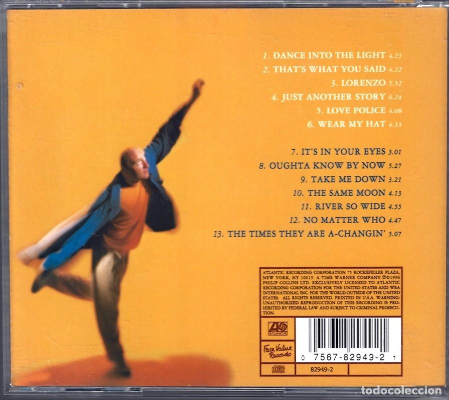 CDs de m&uacute;sica: PHIL COLLINS &uml;DANCE INTO THE LIGHT&uml;(CD) - Foto 2