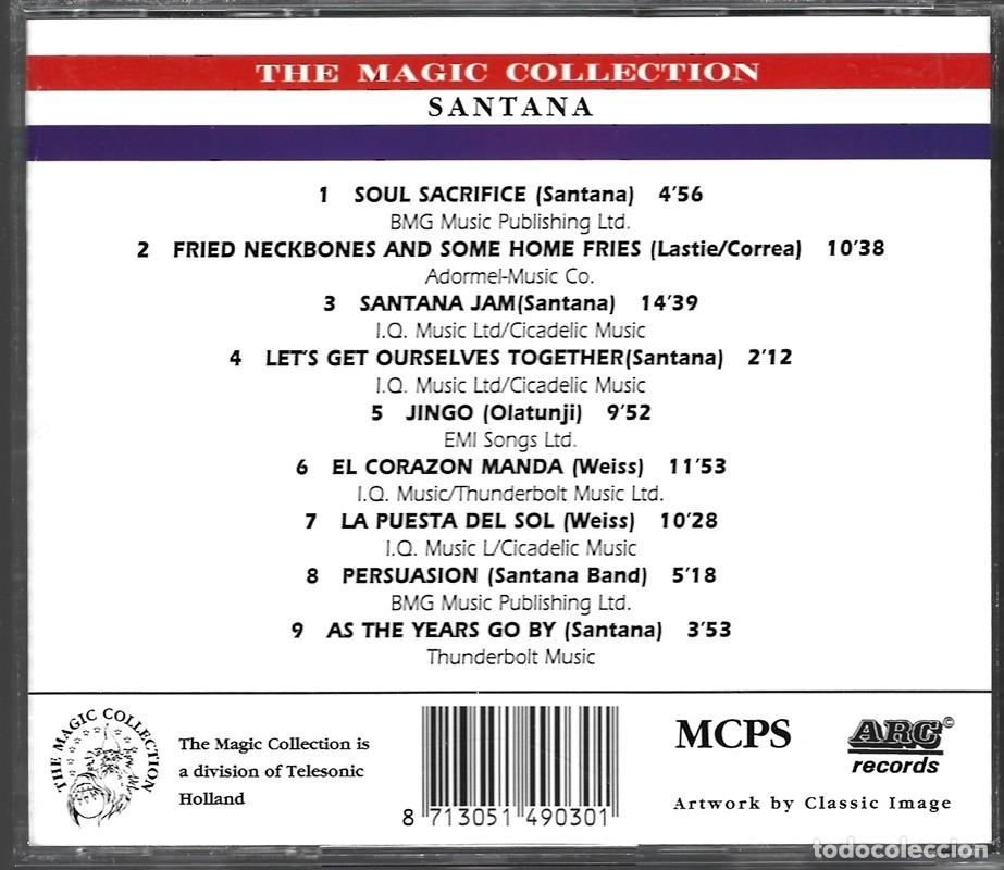 CDs de m&uacute;sica: SANTANA &uml;THE MAGIC COLLECTION&uml; (CD) - Foto 2