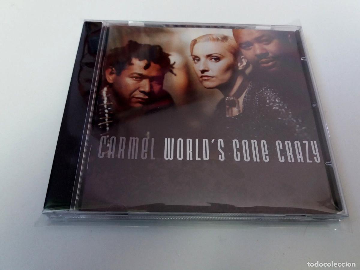 CDs de m&uacute;sica: CARMEL &rdquo;WORLDS GONE CRAZY&rdquo; CD 9 TRACKS COMO NUEVO - Foto 1