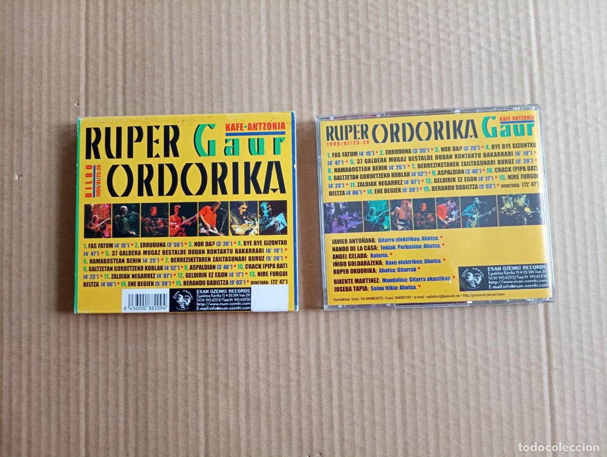 CDs de m&uacute;sica: RUPER ORDORIKA - GAUR CD 2000 - Foto 6