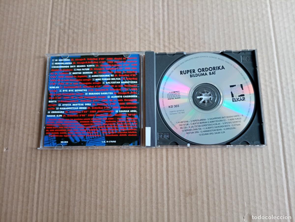 CDs de m&uacute;sica: RUPER ORDORIKA - BILDUMA BAT CD 1992 - Foto 2