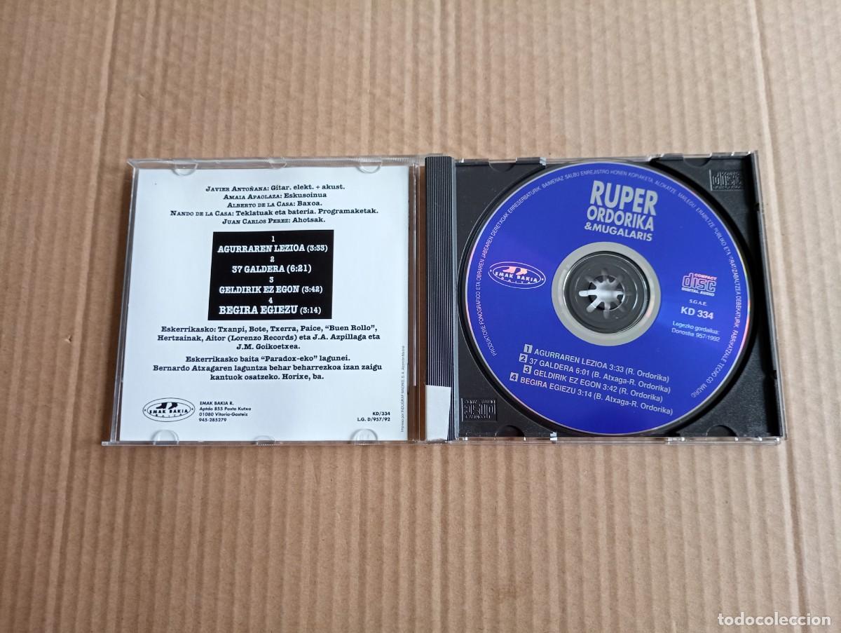 CDs de m&uacute;sica: RUPER ORDORIKA & MUGALARIS CD 1992 - Foto 2