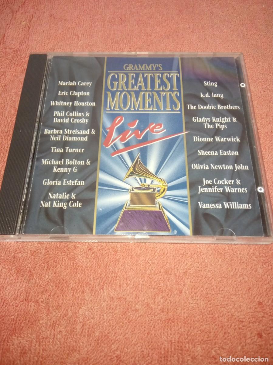 CDs de m&uacute;sica: GRAMMYS GREATEST MOMENTS LIVE CD - Foto 1