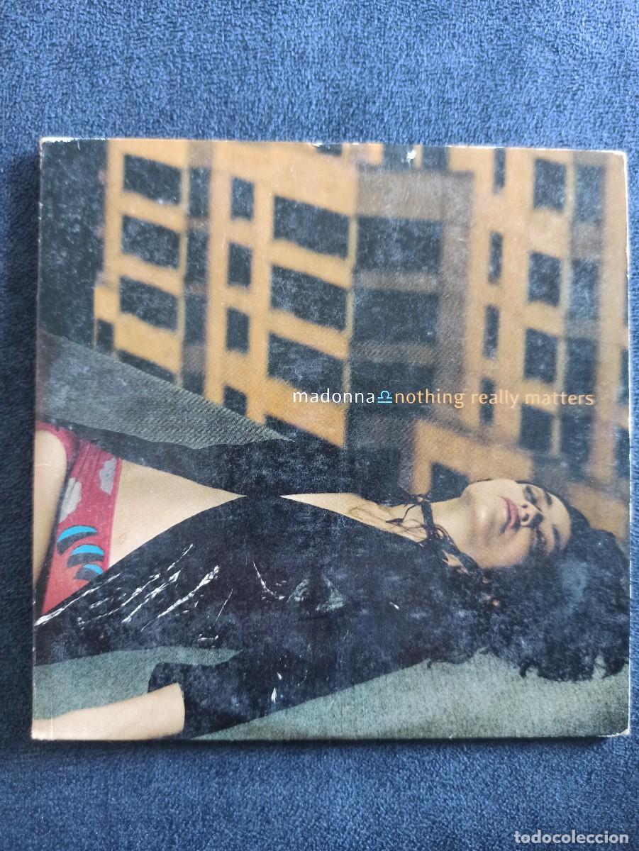 CDs de m&uacute;sica: CD SINGLE CARDBOARD MADONNA NOTHING REALLY MATTERS - Foto 1