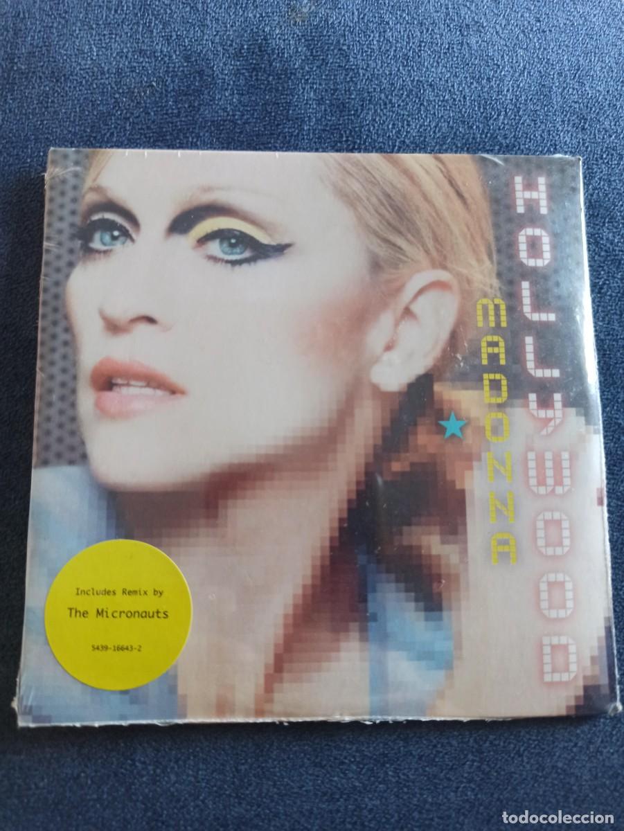 CDs de m&uacute;sica: CD SINGLE CARDBOARD MADONNA HOLLYWOOD - Foto 1