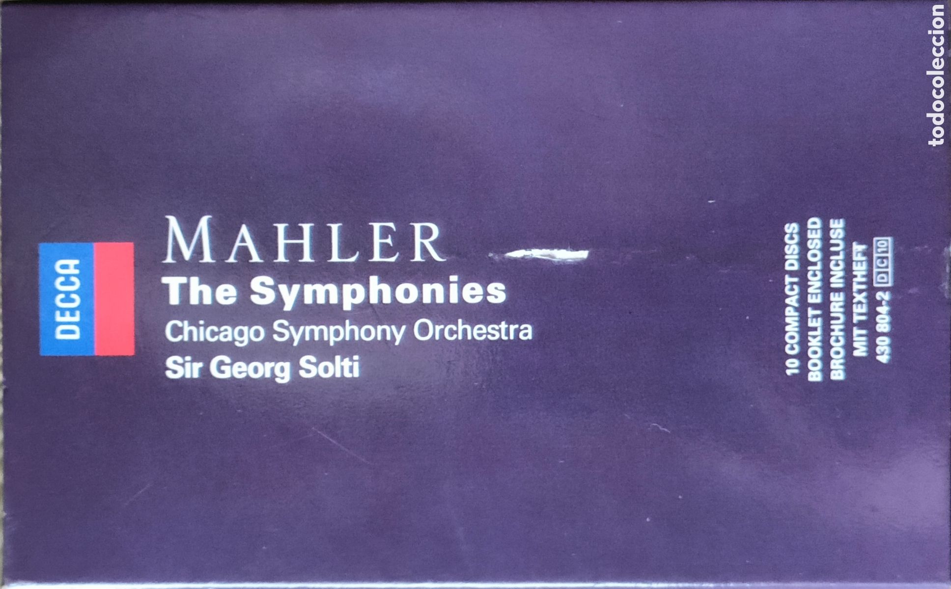 CDs de m&uacute;sica: Mahler, las 9 Sinfon&iacute;as - Foto 2