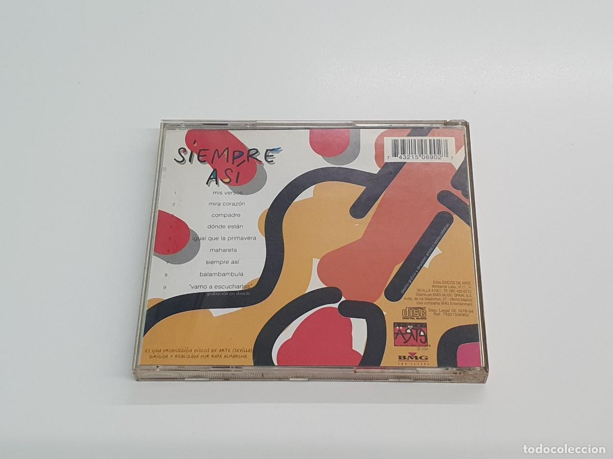 CDs de m&uacute;sica: CD SIEMPRE AS&Iacute; - MAHARETA - Foto 3