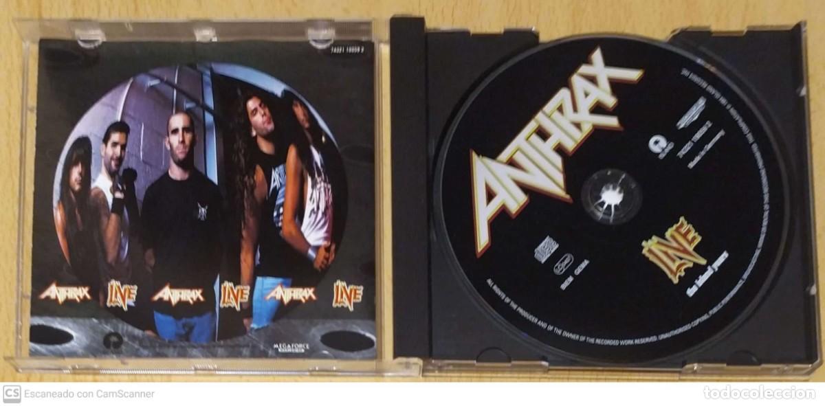 CDs de m&uacute;sica: ANTHRAX (LIVE - THE ISLAND YEARS) CD 1994 - Foto 3