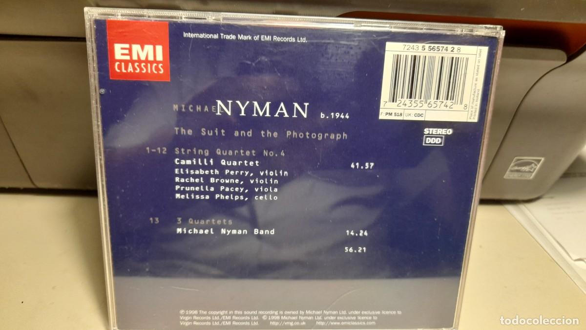 CDs de m&uacute;sica: CD MICHAEL NYMAN: STRING QUARTET ( + MICHAEL NYMAN BAND + CAMILLI QUARTET ) - Foto 2