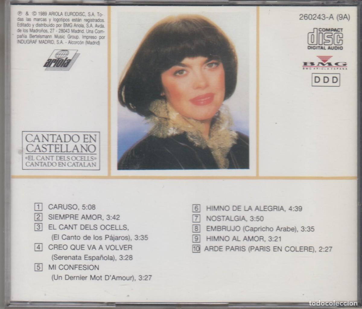 CDs de m&uacute;sica: Mireille Mathieu cd Embrujo 1989 Spain - Foto 2