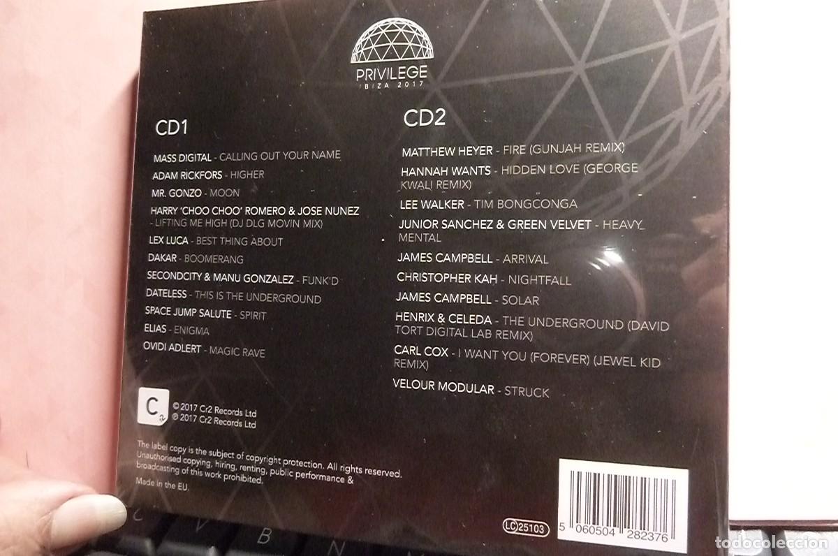 CDs de m&uacute;sica: Privilege Ibiza 2017. doble CD, precintado - Foto 2