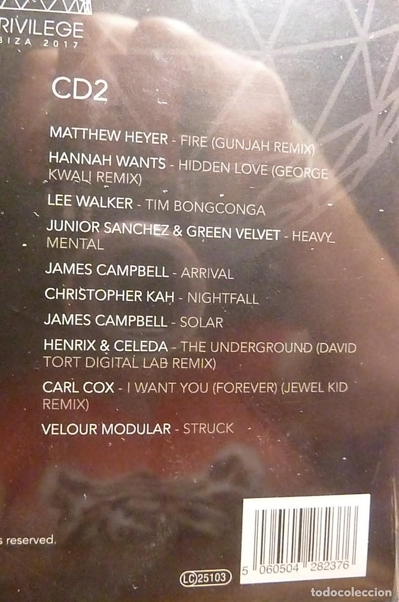 CDs de m&uacute;sica: Privilege Ibiza 2017. doble CD, precintado - Foto 4