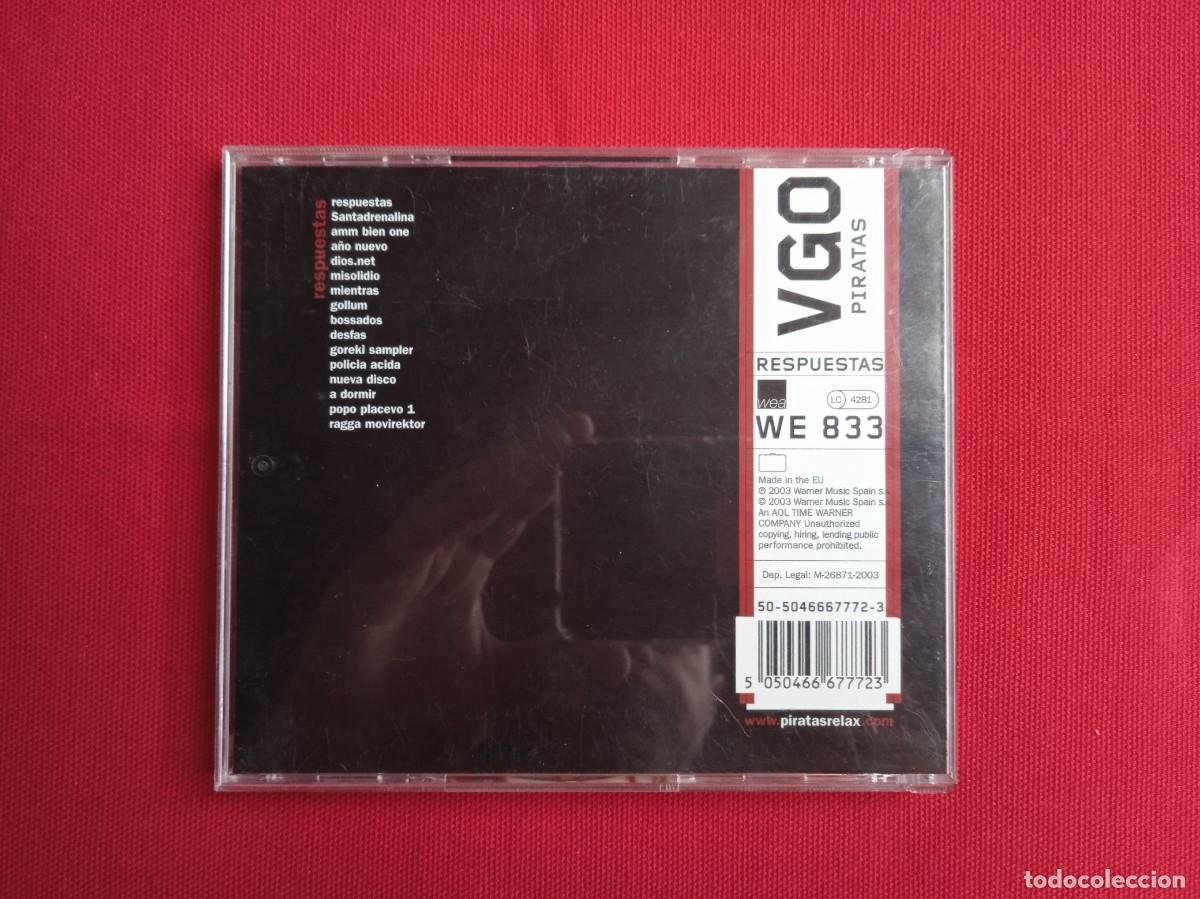 CDs de m&uacute;sica: LOS PIRATAS - RESPUESTAS - CD 2003 - Foto 2