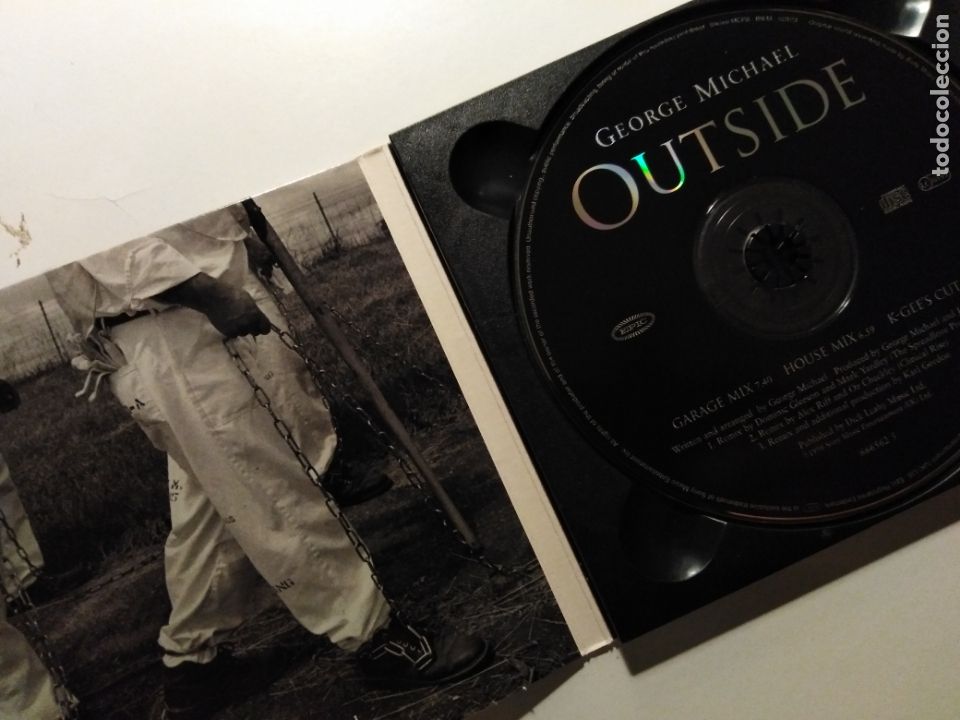CDs de m&uacute;sica: George Michael-Outside. The Mixes (CD single. Epic 1998) - Foto 2