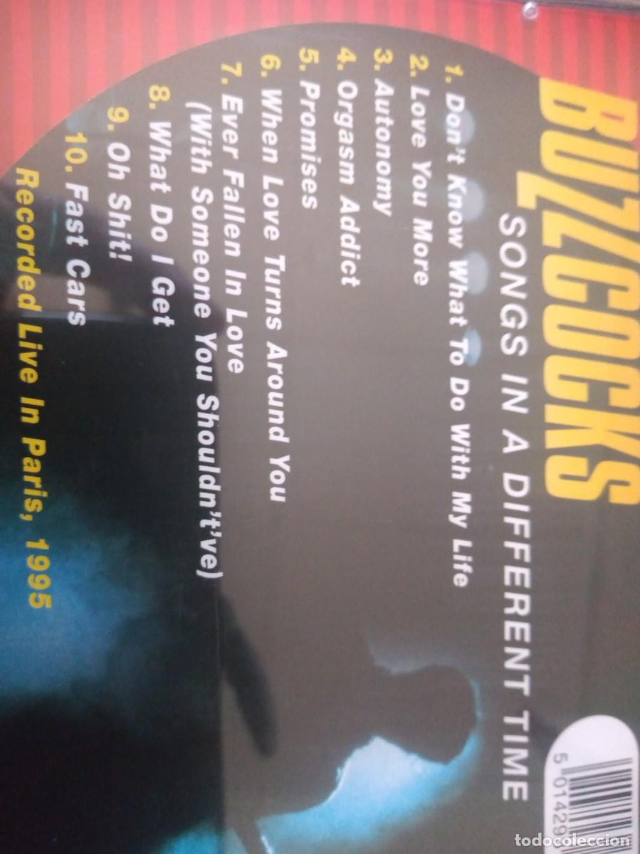 CDs de m&uacute;sica: BUZZCOCKS - SONGS IN A DIFFERENT TIME - CD - Foto 4