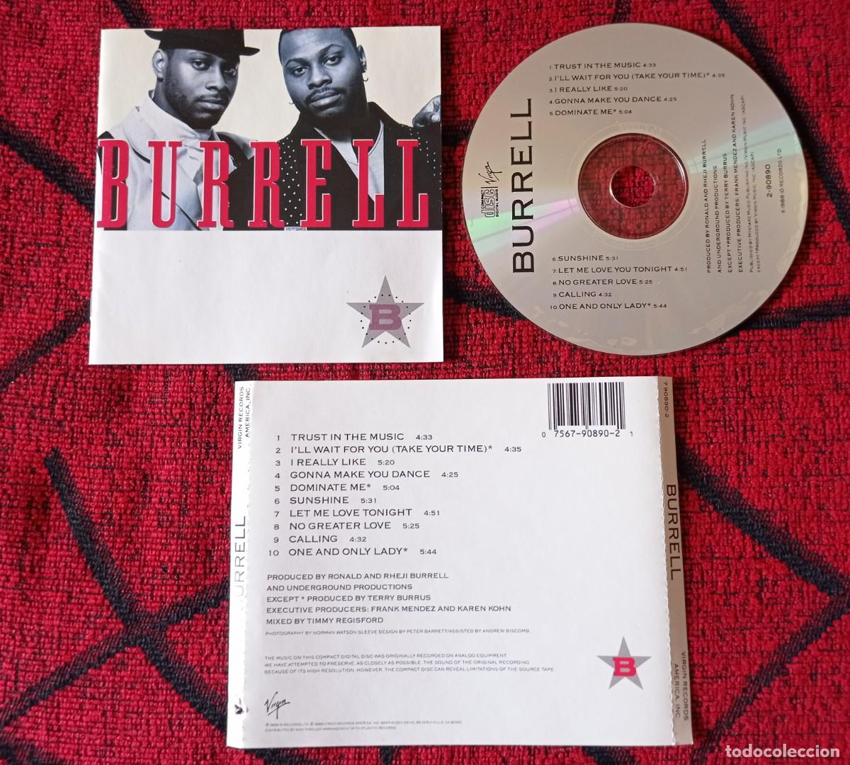 CDs de m&uacute;sica: BURRELL ** Burrell ** CD ORIGINAL 1988 USA