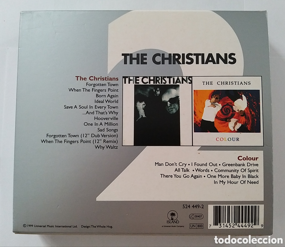 CDs de m&uacute;sica: THE CHRISTIANS + COLOUR - 2 CD SET - Foto 2