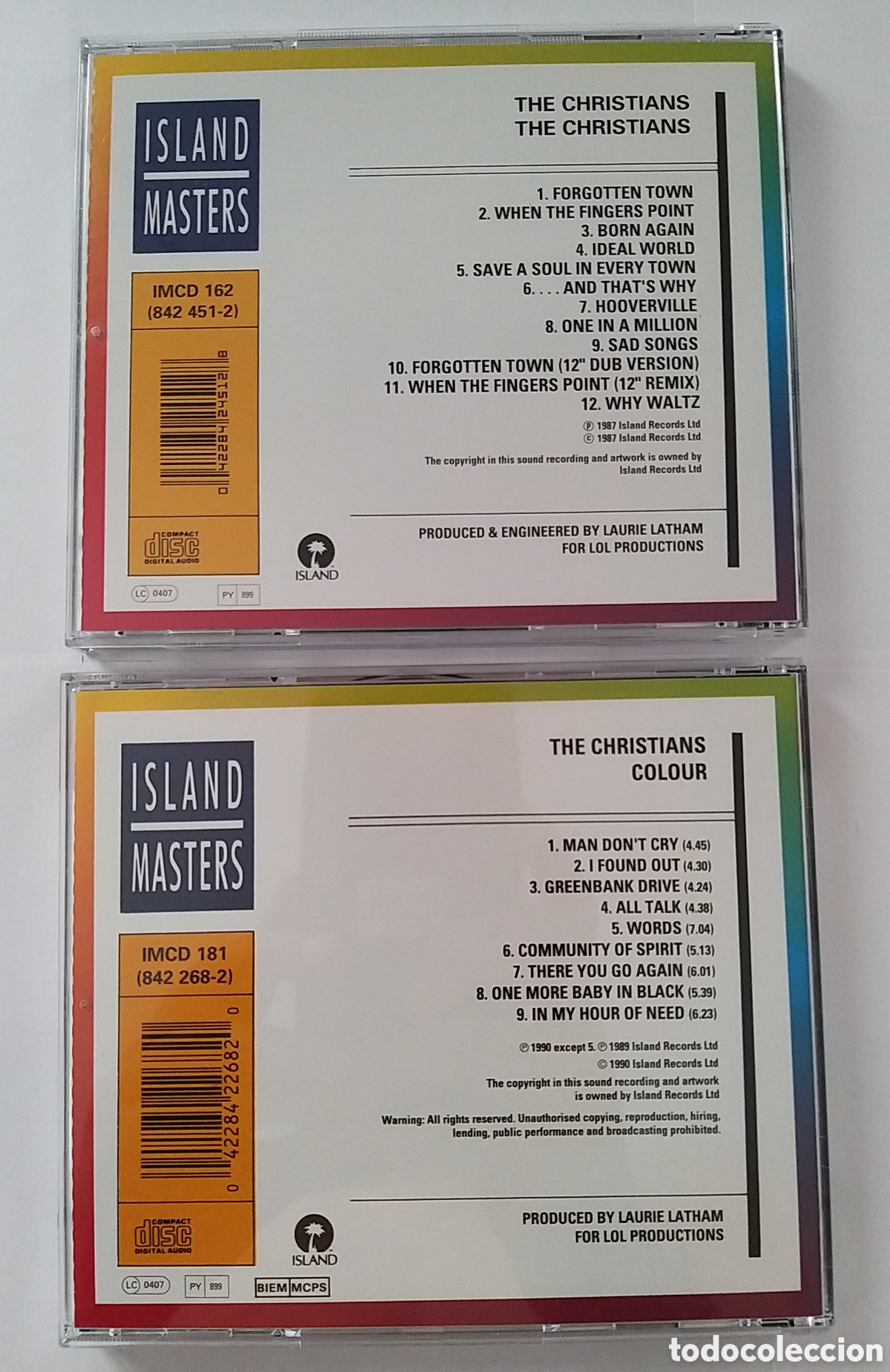 CDs de m&uacute;sica: THE CHRISTIANS + COLOUR - 2 CD SET - Foto 6
