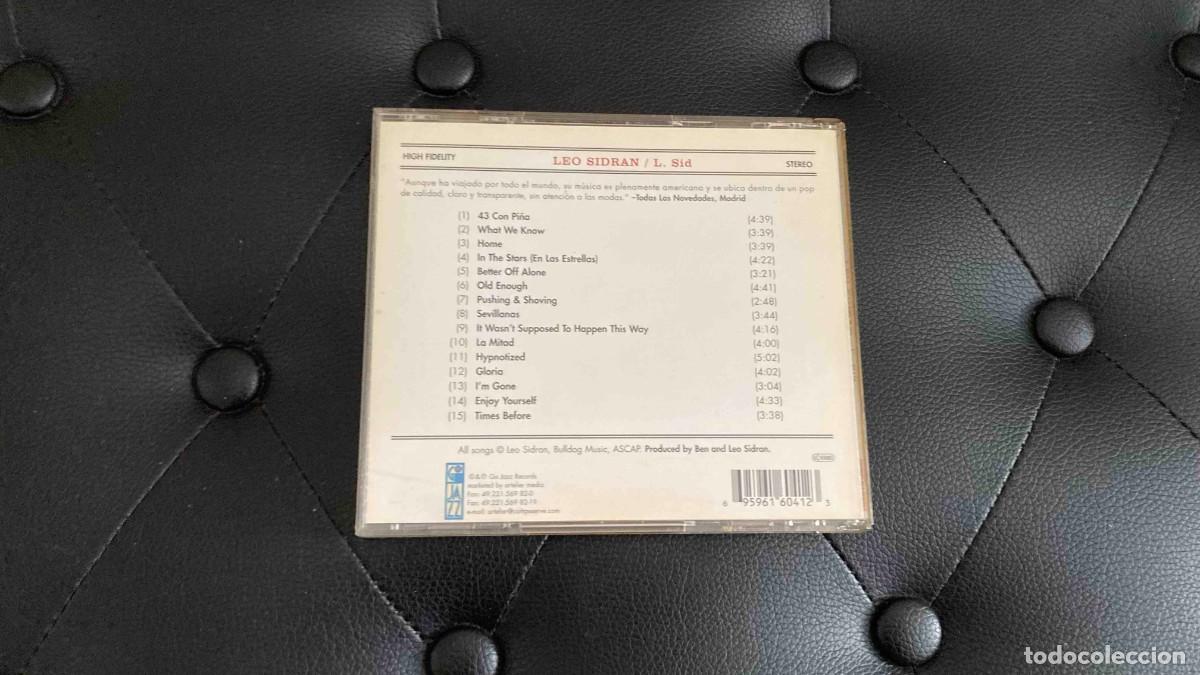 CDs de m&uacute;sica: CD. Leo Sidran. L. Sid - Foto 2