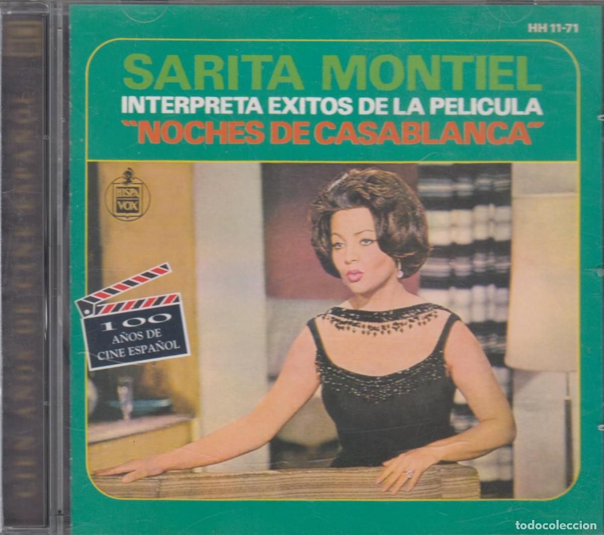 CDs de M&uacute;sica: Sara Sarita Montiel cd Noches de Casablanca Banda sonora de la pel&iacute;cula 1996 EMI Gold