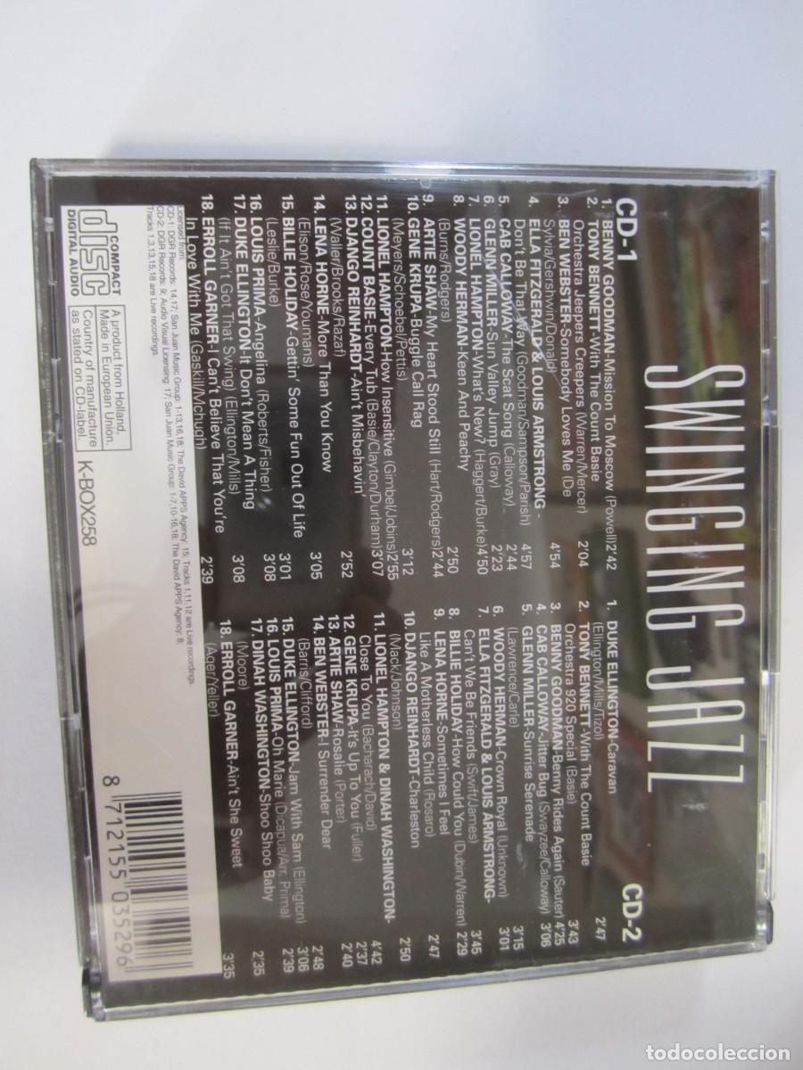 CDs de m&uacute;sica: doble cd swinging jazz - Foto 4