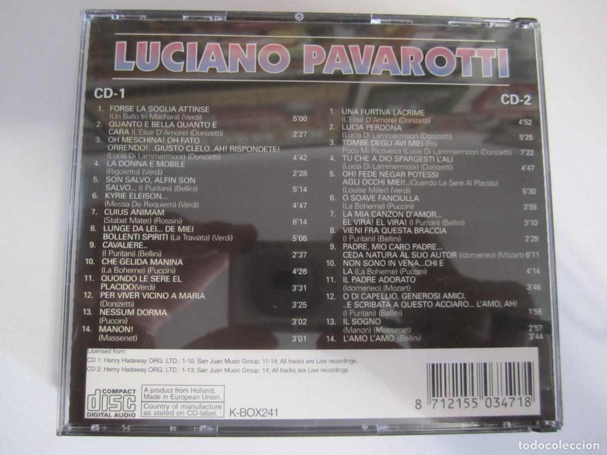 CDs de m&uacute;sica: doble cd luciano pavarotti - Foto 4
