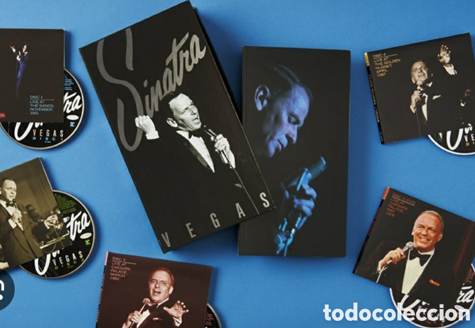 CDs de m&uacute;sica: FRANK SINATRA - VEGAS - 4 CD + 1 DVD BOX SET - Foto 1