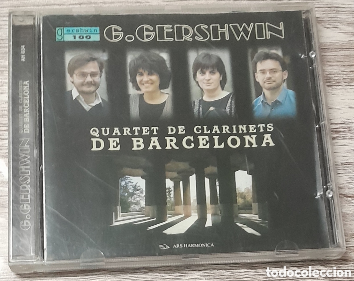 CDs de m&uacute;sica: G. GERSHWIN - QUARTET DE CLARINETS DE BARCELONA - ARS HARMONICA - Foto 1