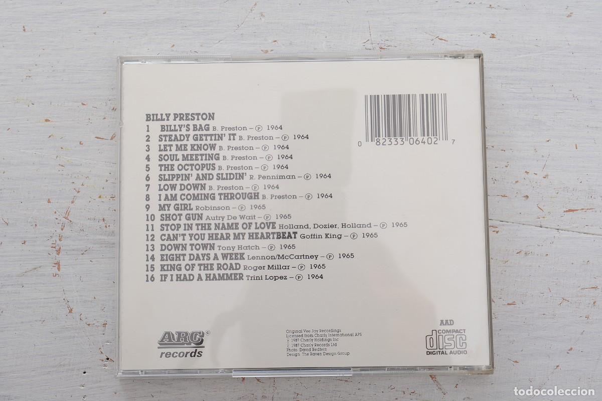 CDs de m&uacute;sica: Billy preston, Billys bag - Foto 2