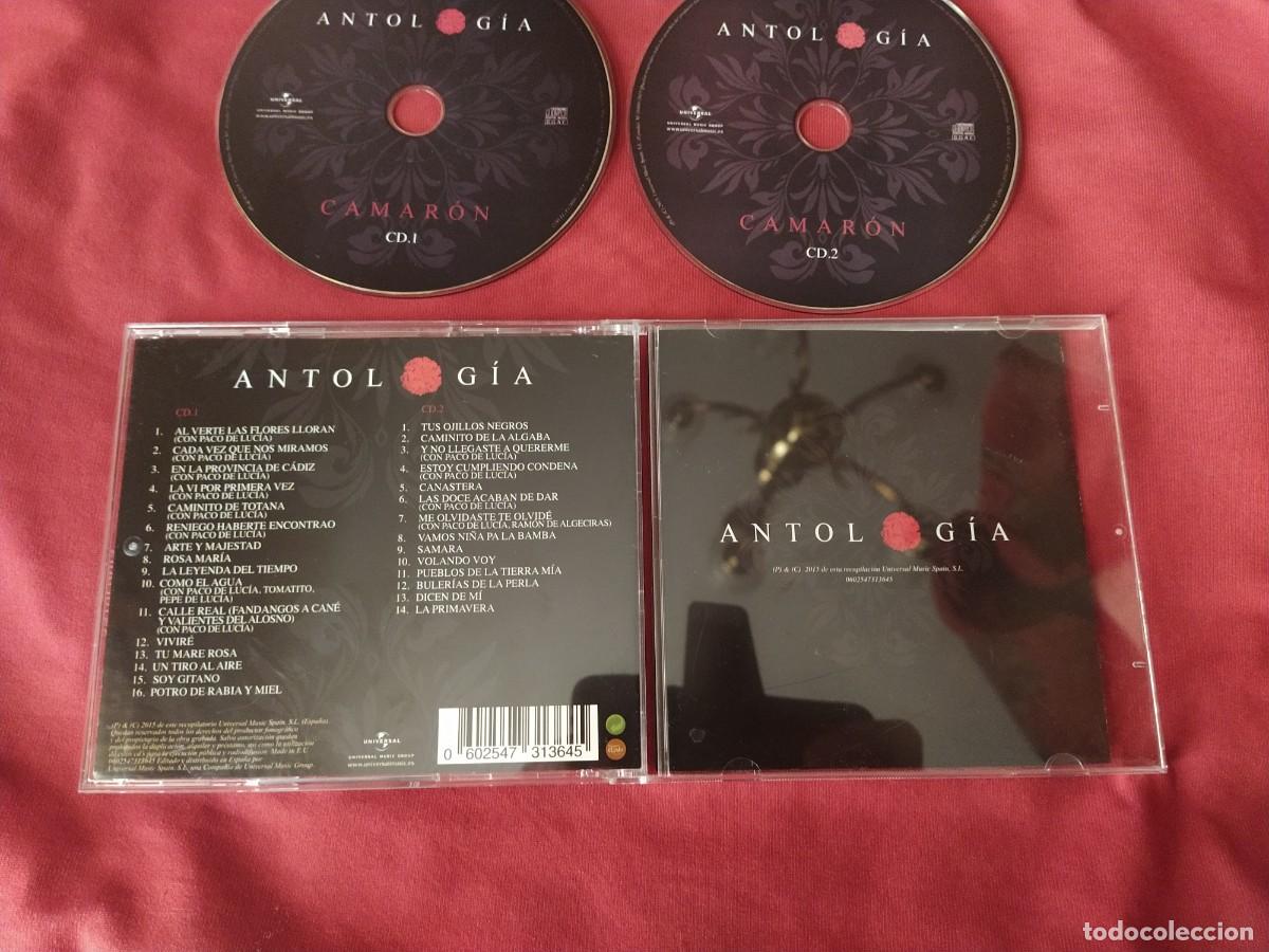 CDs de m&uacute;sica: Camar&oacute;n &ndash; Antolog&iacute;a doble CD original - Foto 2