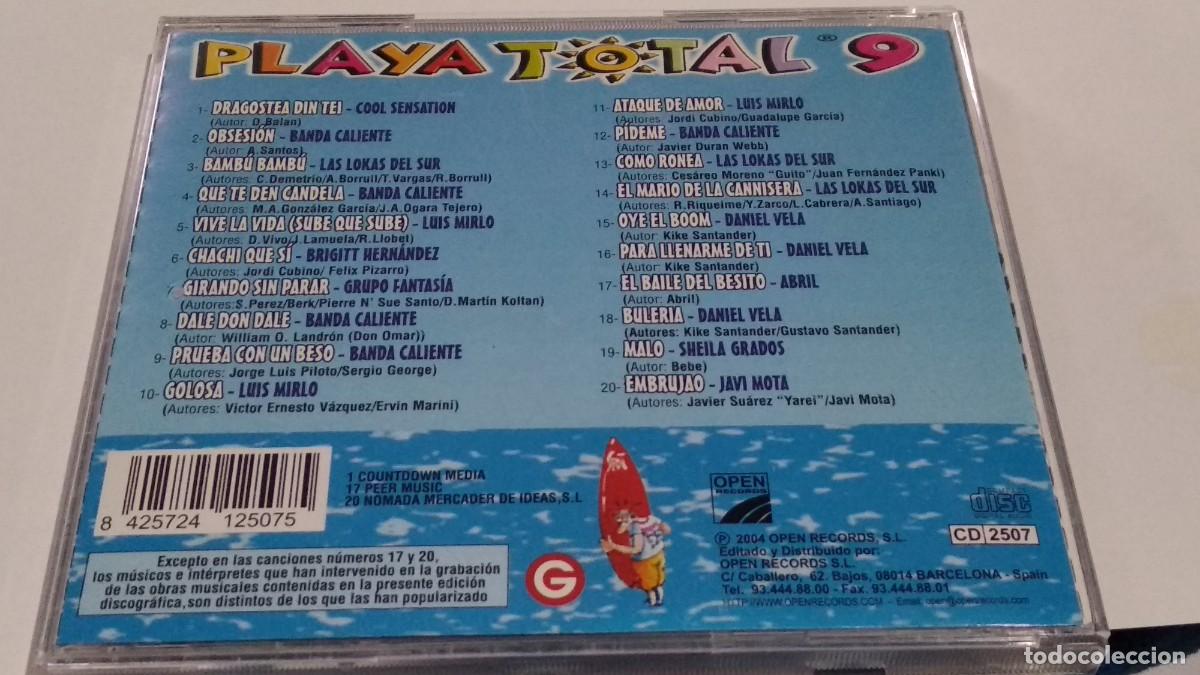 CDs de m&uacute;sica: PLAYA TOTAL 9 - CD 2004 OPEN - Foto 3