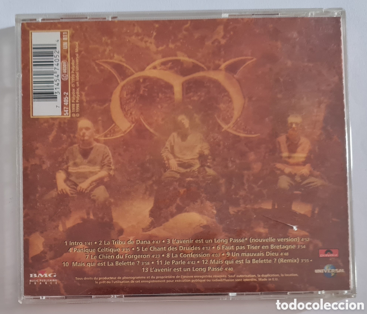 CDs de m&uacute;sica: CD - MANAU - PANIQUE CELTIQUE - 1999 - Foto 2