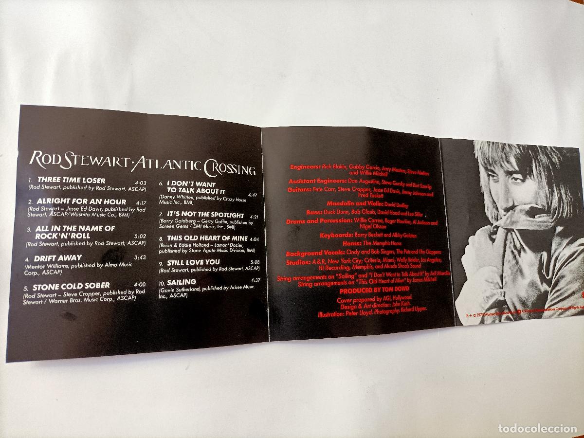 CDs de m&uacute;sica: COMPACT DISC. ROD STEWART, ATLANTIC CROSSING. - Foto 2