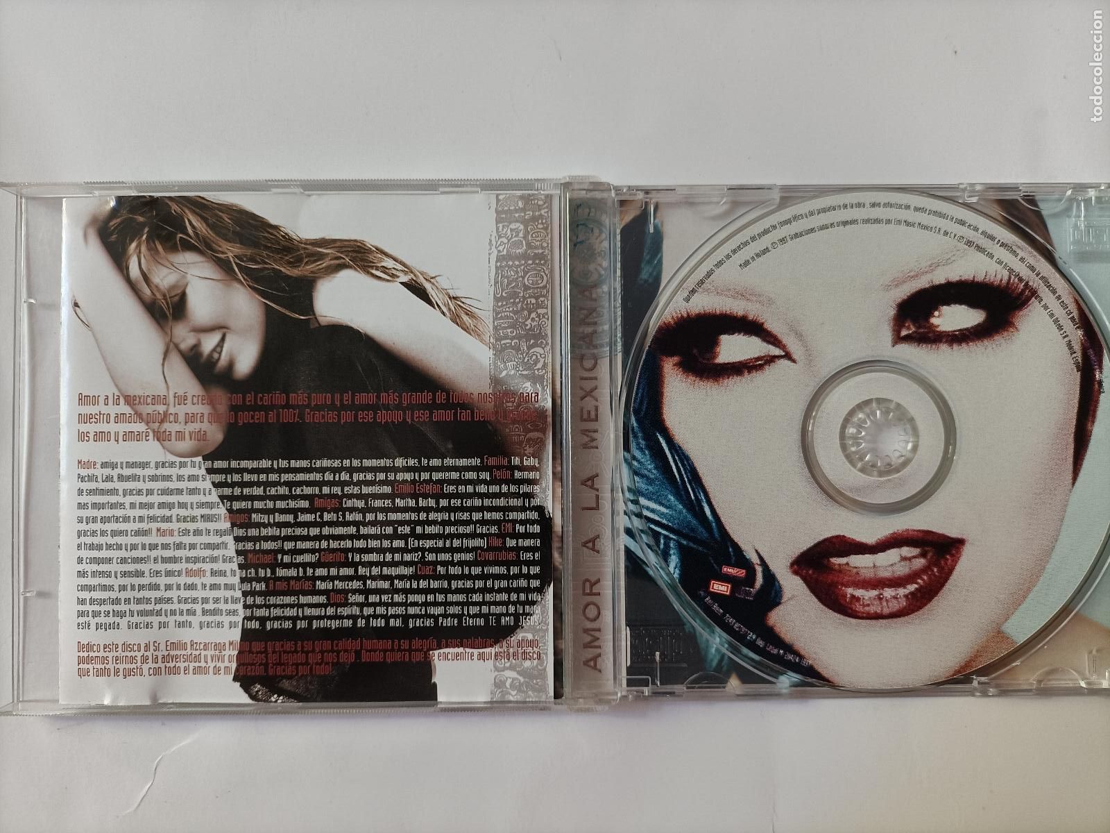 CDs de m&uacute;sica: COMPACT DISC. THALIA, AMOR A LA MEXICANA. - Foto 2