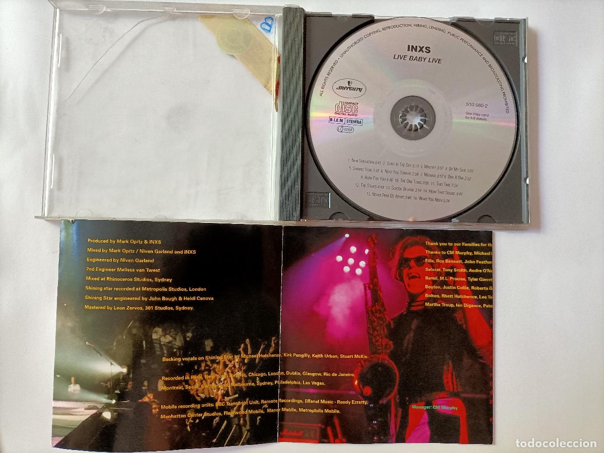 CDs de m&uacute;sica: COMPACT DISC. LIVE BABY LIVE. INXS. - Foto 2