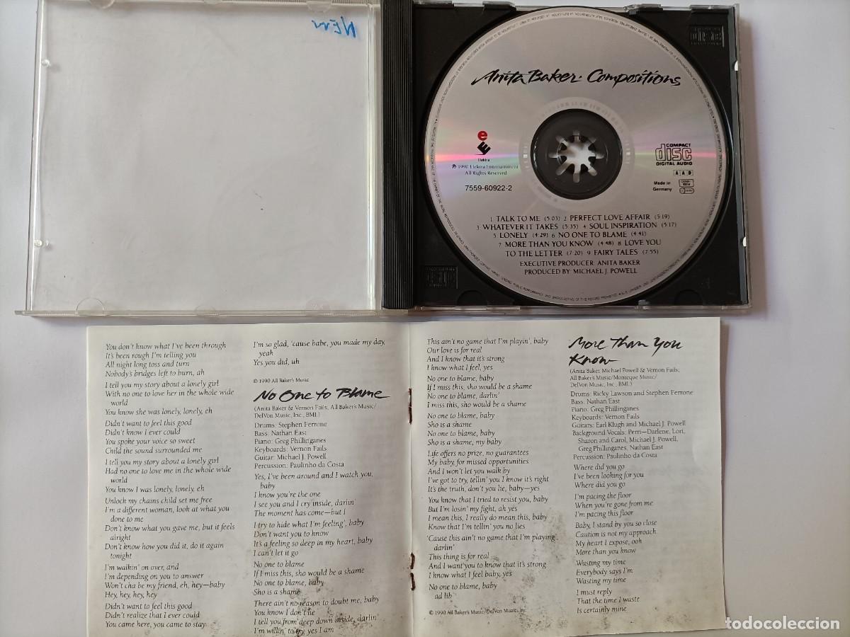 CDs de m&uacute;sica: COMPACT DISC. ANITA BAKER COMPOSITIONS. NUEVO. - Foto 2