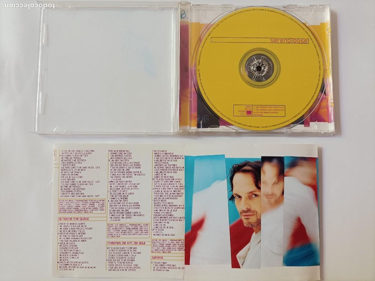 CDs de m&uacute;sica: COMPACT DISC. SERENO BOS&Eacute;, CO 11 CANCIONES. - Foto 2