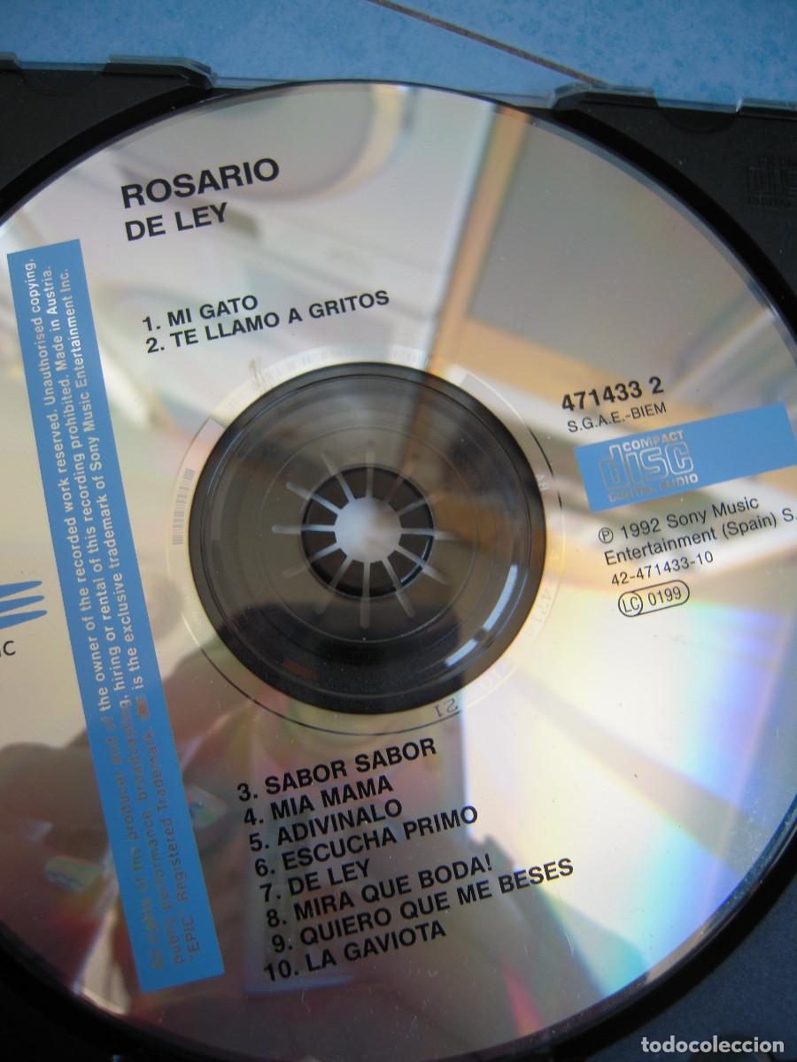 CDs de m&uacute;sica: CD De Ley Rosario - Foto 6