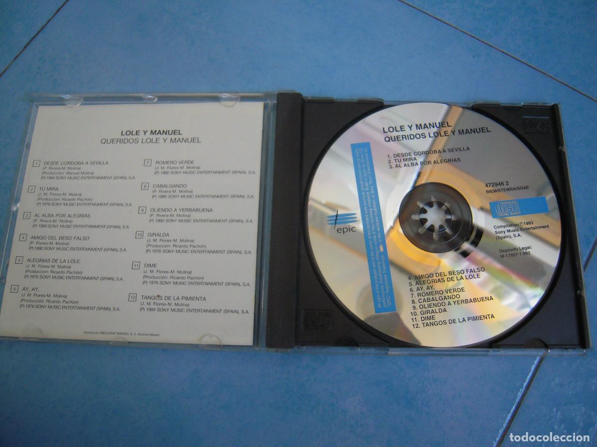CDs de m&uacute;sica: CD Queridos Lole y Manuel - Foto 5