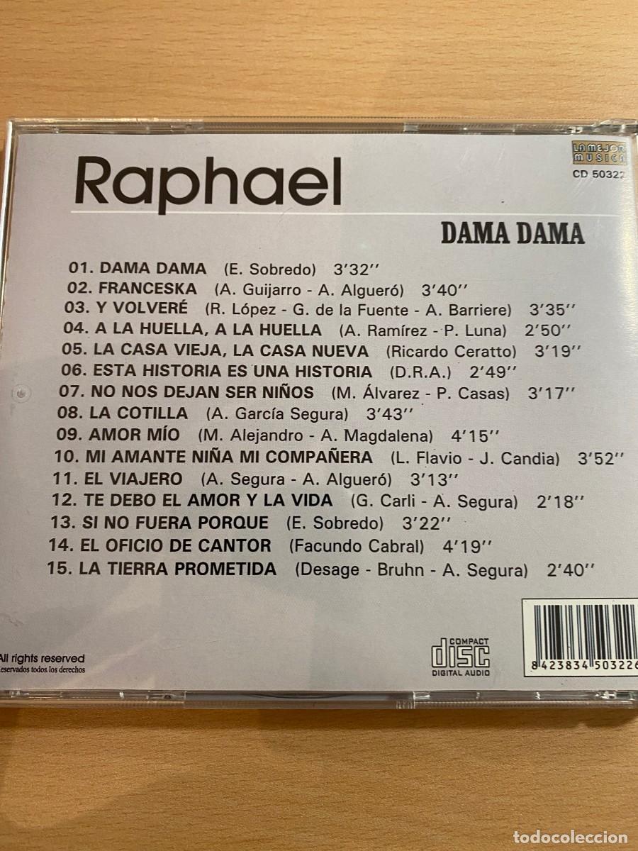 CDs de m&uacute;sica: RAPHAEL DAMA DAMA - Foto 2