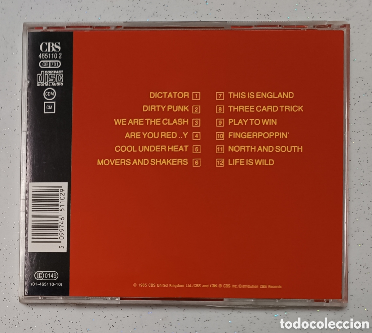 CDs de m&uacute;sica: CD THE CLASH - CUT THE CRAP . PUNK ROCK - Foto 2