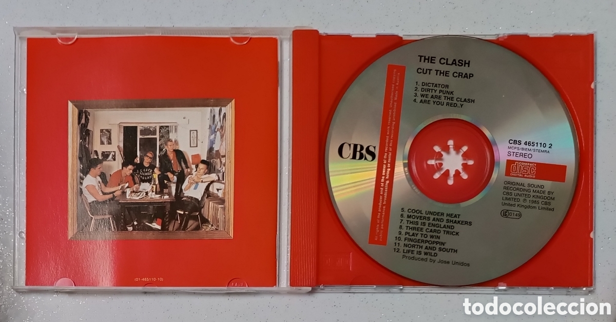 CDs de m&uacute;sica: CD THE CLASH - CUT THE CRAP . PUNK ROCK - Foto 3